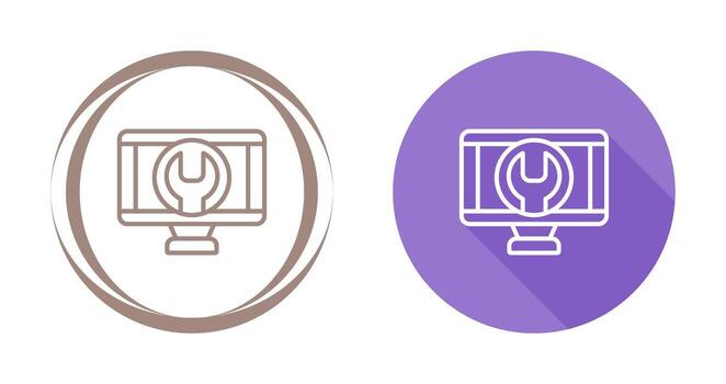 Computer Vector Icon