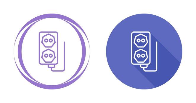 icono de vector de enchufe