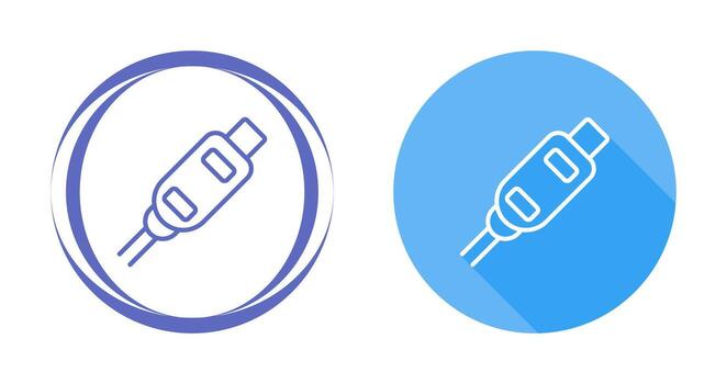 icono de vector de enchufe