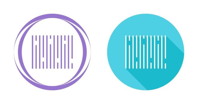 icono de vector de código de barras