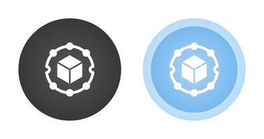 Blockchain Analytics Vector Icon