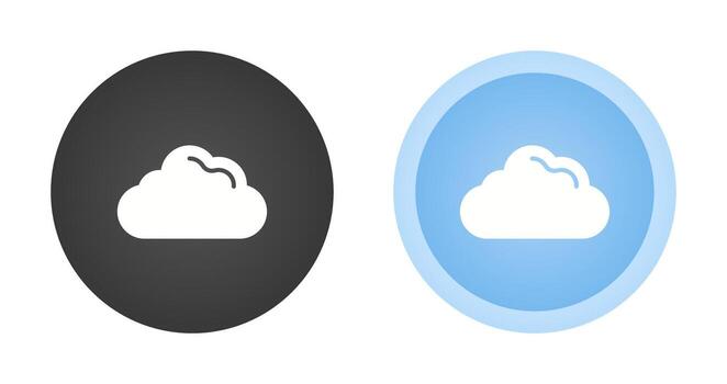 icono de vector de nube