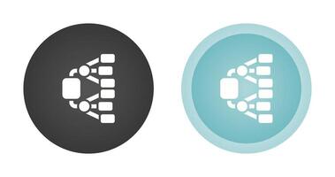 Network Diagram Vector Icon