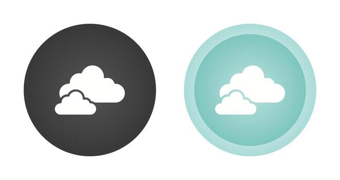 icono de vector de nube