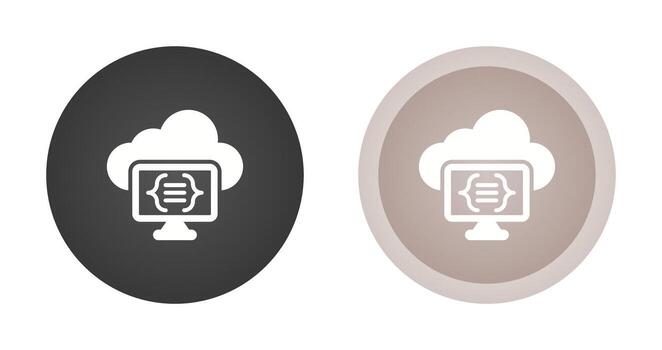 Serverless Computing Vector Icon