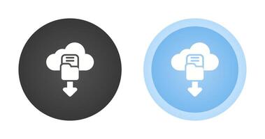 nube seguridad revisión de cuentas vector icono