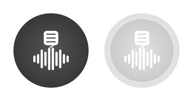 digital voz grabadora vector icono