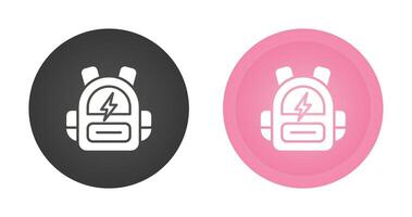 Smart Backpack Vector Icon