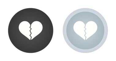 Broken Heart Vector Icon