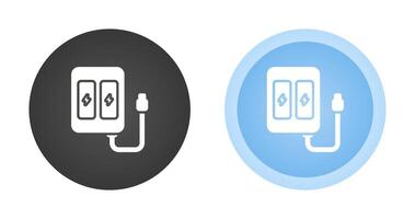 apoyo teléfono cargador vector icono