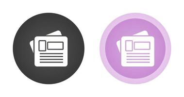 Newspaper Vector Icon