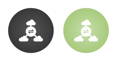 Multi-Cloud Vector Icon