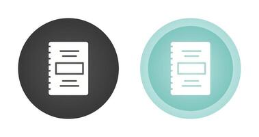 Notebook Vector Icon