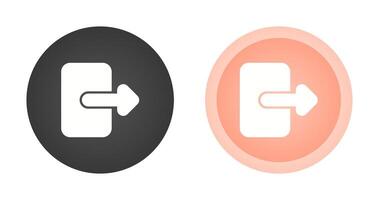 Exit Vector Icon