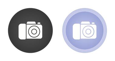 icono de vector de cámara dslr