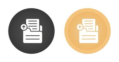 Document Upload Vector Icon