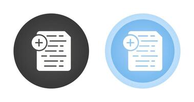 Document Insert Icon Vector Icon