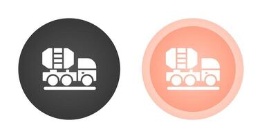 Mixer Truck Vector Icon