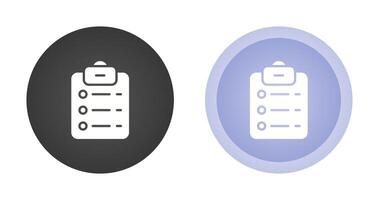 List Check Vector Icon