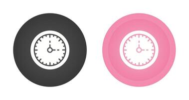 Clock Three Vector Icon