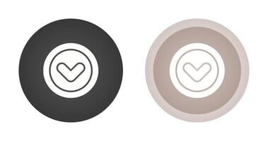 Angle Down Vector Icon