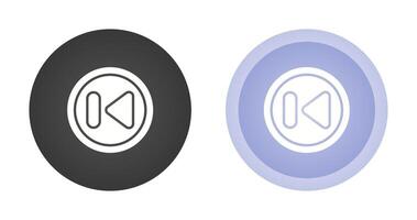 Previous Track Button Vector Icon