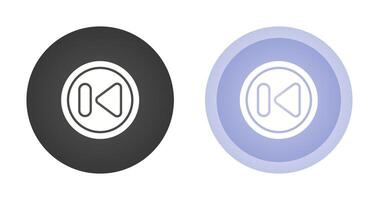 Previous Track Button Vector Icon