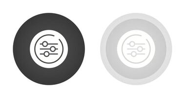 Equalizer Circle Vector Icon