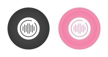 Audio Spectrum Circle Vector Icon