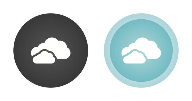 icono de vector de nube