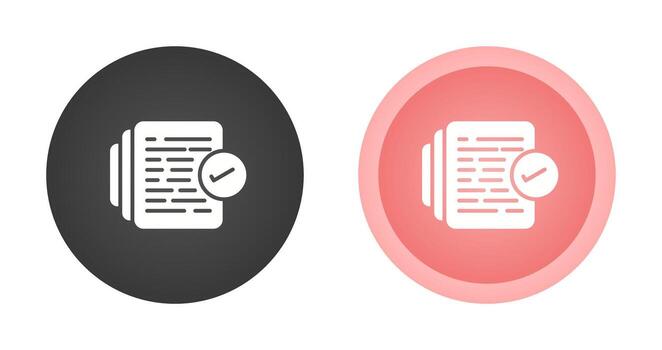 Document Versioning Vector Icon