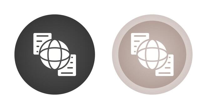 documento compartiendo vector icono