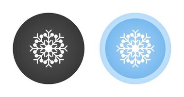 icono de vector de copo de nieve