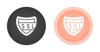 ssl certificado vector icono