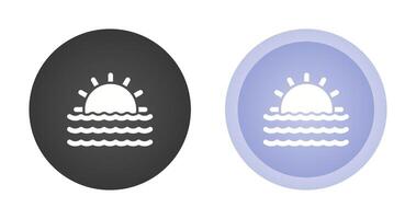 Sunset Vector Icon