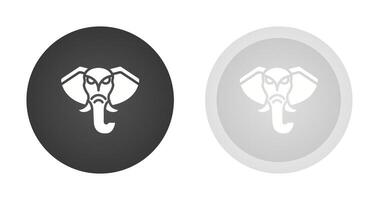 icono de vector de elefante