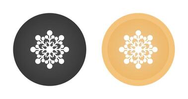 nieve vector icono