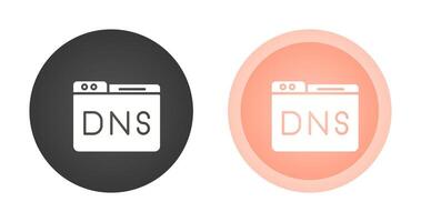 Domain DNS Management Vector Icon