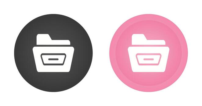 Open File Folder Vector Icon