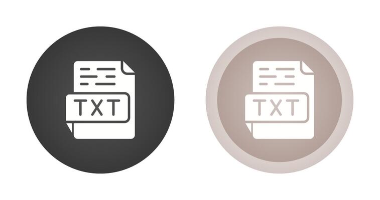 TXT Vector Icon