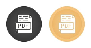 icono de vector de pdf