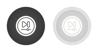 Video Next Track Button Vector Icon