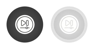vídeo siguiente pista botón vector icono