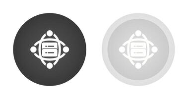 Cluster Server Vector Icon