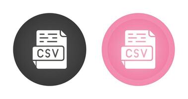 CSV Vector Icon