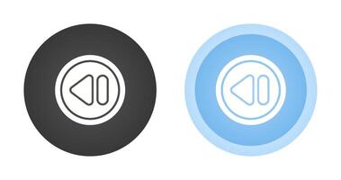 Rewind Button Vector Icon
