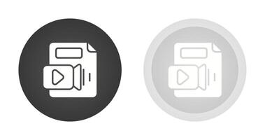 Video File Vector Icon