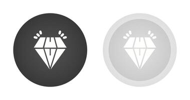 icono de vector de diamante