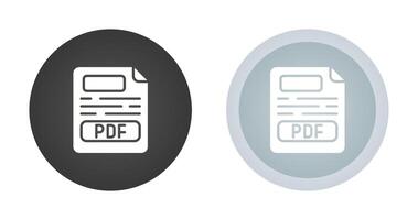 icono de vector de pdf