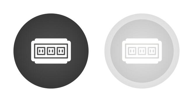 icono de vector de enchufe